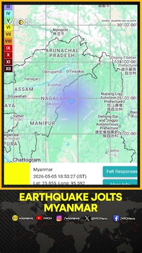 Magnitude 4.0 Earthquake Recorded In Myanmar | WION Shorts