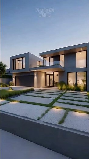Urban Modern Box-Style House#shortvideo #homedesigninspiration