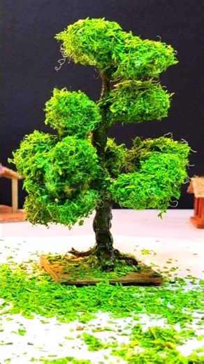 Realistic Mini Tree Making 🌳 | Mini Village Project | Mini Craft World