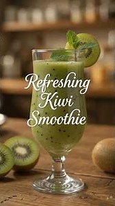 Refreshing Kiwi Smoothie Recipe🥝 |Healthy, Creamy & Ready in 5 Minutes!#shorts#viral