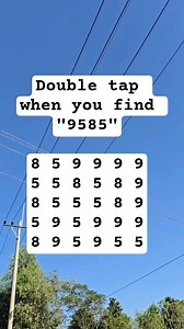 160K views · 1.2K reactions | Observation Visual Test: 5 Seconds For You To Spot 9585 . Try Your Skills! #puzzle | Devlop's IQ & Puzzle | Facebook