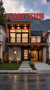 🏠 Modern and functional design for a 7x12m house ✅️