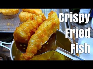 Easy CRISPY Fried Fish cooked to perfection | Crispy Battered Cod Recipe EASY!