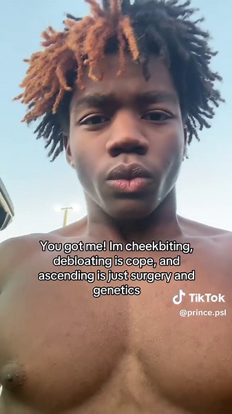 The part where i blew air in my cheek is AI btw 🥀 #lm #looksmaxing #mog #bp #princepsl