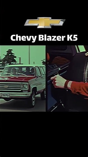 1976 K5 Chevy Blazer TV Advert #shorts #k5blazer