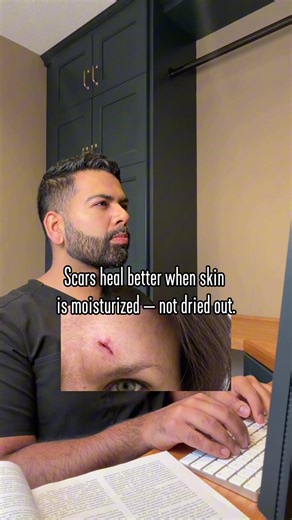 Comment “SCARS” if you want my go-to scar protocol. If you’re still letting your scars dry out pls stop. #ScarCare #WoundHealing #scars #skincaretips #scartreatment