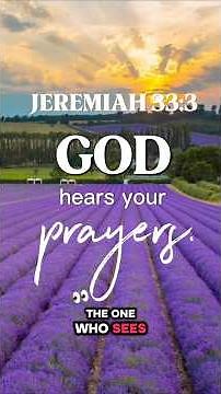 Call to Me and I Will Answer You 🙏 | Jeremiah 33:3 Powerful Word of Encouragement