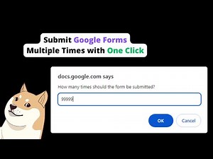 How to fill google form multiple times automatically with Borang Chrome Extension