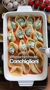 Conchiglioni mit Spinat Ricotta - Gefüllte Muschel Nudeln selber machen 🤤 Rezept ⬇️ | Fitaliancook