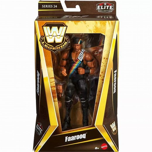 WWE Legends Elite Collection Faarooq Wrestler Action Figure, Series 24