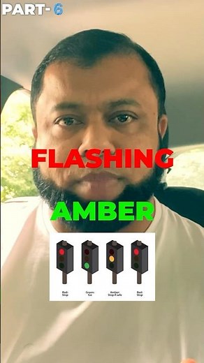 FLASHING AMBER ON PELICAN CROSSING | #drivinglessons #drivinglessonsforbeginners