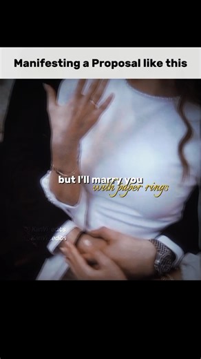 Manifesting A Proposal like this😌💗✨ | Taylor Swift - Paper Rings Lyrics Edit #kanviedits #paperring