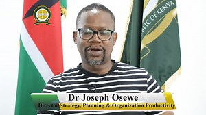 2.8K views · 70 reactions | "Every year, each court and administrative unit is expected to set targets on what they are going to do, and then we do monitoring to see how they are achieving their target." — Dr. Joseph Osewe, Director Strategy, Planning and Organization Productivity | Kenya Judiciary | Facebook