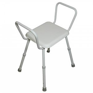 Shower Stool – with arms - Max Healthcare Equipment