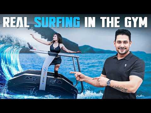 Surfing Machine in the Gym!!! 💯 Pro Ultimate