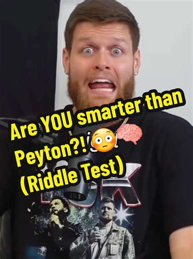 Riddle Test: Are You Smarter Than Peyton?