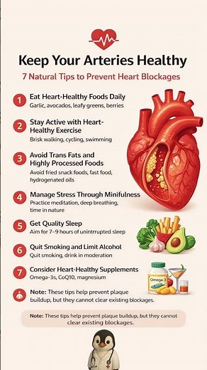 7 Science Backed Ways to Support Heart Health & Prevent Artery Blockage