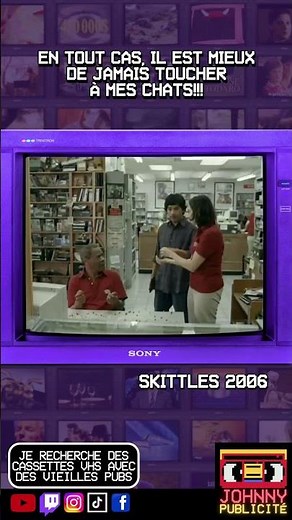 Pub Québec Skittles 2006