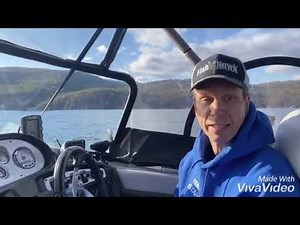 Mercury 200 hp Four Stroke Water test Lake Champlain 12/12/19 and demo of the smart craft rpm troll.