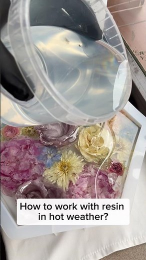 ☀️ Working with resin in hot weather?