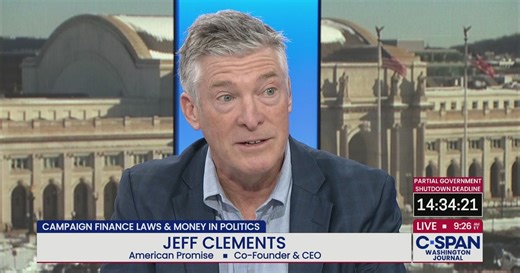 Jeff Clements on Campaign Finance Laws and Role of Money in Politics
