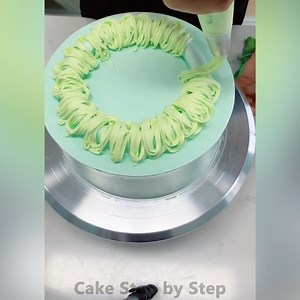 78K views · 800 reactions | Decorating Mint Layer Cake | Cake Step by Step | Facebook