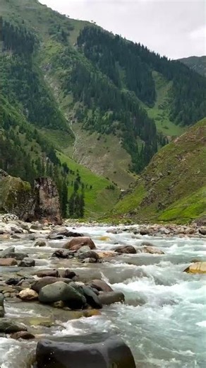 Sukoon is here ❣️ [River, nature, peace, cinematic, mountains, monsoon] #river #nature #riverside