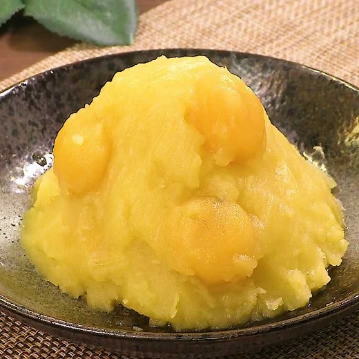 さつまいもを使ってお手軽に！ おせち用栗きんとんのレシピ動画・作り方 | デリッシュキッチン