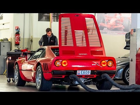 FERRARI 288 GTO - LOUD SOUND at Ferrari Service Monaco | 2017 HQ