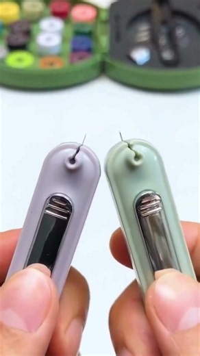 Thread a Needle in Seconds 😱 | 2 In 1 Needle Threader Tool