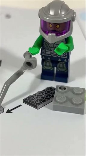 Alien Avenger and a Lego lever (stuck in position)