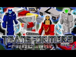 Minecraft: TRANSFORMERS Mod! Transform in Vehicles with Transformer Armor! Mod Showcase