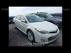 2013 Toyota Avalon Limited 2013 4T1BK1EB2DU043414