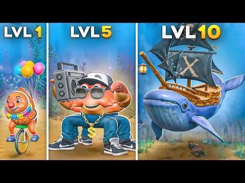 100 Players vs. 10 Stages of Sea Brainrots in Garry's Mod