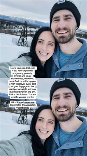 Here’s your sign that even if you have unplanned pregnancy, poverty, divorce and single motherhood, when you seek God, he will bring you a man that loves every part of you. Baggage to the right person might just might look like determination and grit. Pick a faithful man. You are lovable, you are worthy. #God #fyp #singlemom #soulmates #marriagetok