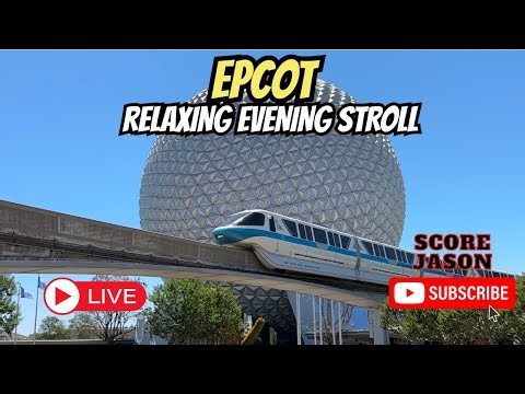 🔴 LIVE: EPCOT | Park Atmosphere, Rides & Shows | Fireworks