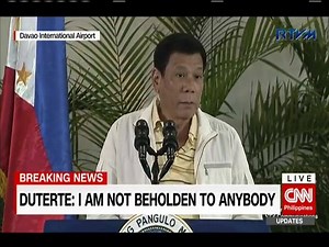 4.4M views · 71K shares | Duterte on discussing extrajudicial killings and human rights issues with Obama: "Who is he to confront me? ... I don't have any master except the Filipino people." | NewsWatch Plus Philippines | Facebook