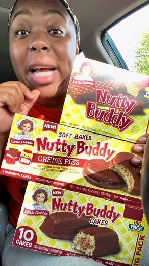 Trying the new Little Debbie Nuddy Buddy Cakes #foodtok #foodreels #foodblogger #milwaukeefoodie #foodreview #foodlover #review #foodie #mukbang #littledebbies #nuttybuddycakes #nuttybuddy
