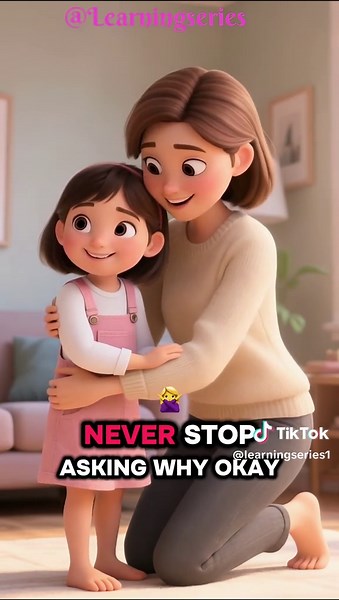 Little Girl Discusses Leaves Color with Mother