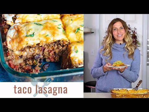 How to Make TACO LASAGNA {Recipe Video}