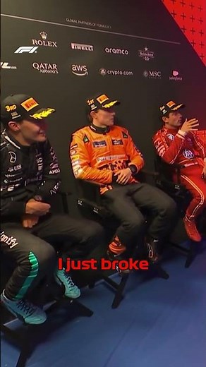 Oscar & Charles React To THAT Overtake In Baku 👀