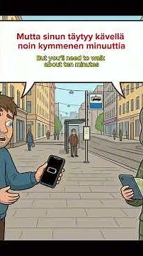 Easy Conversation in Finnish for Beginners (A1-A2) 🇫🇮 Being Lost