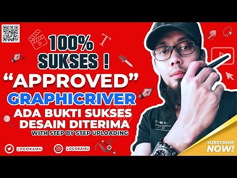 TIPS 100% Desain Sukses Approved di GRAPHICRIVER TERBARU 2021 (Ada bukti desain diterima)