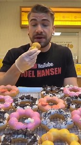 Win $500 if You Can eat This IMPOSSIBLE Donut Challenge no one has beaten! #foodchallenge #food #eating #joelhansen #donuts | Joel Hansen - Model Vs Food