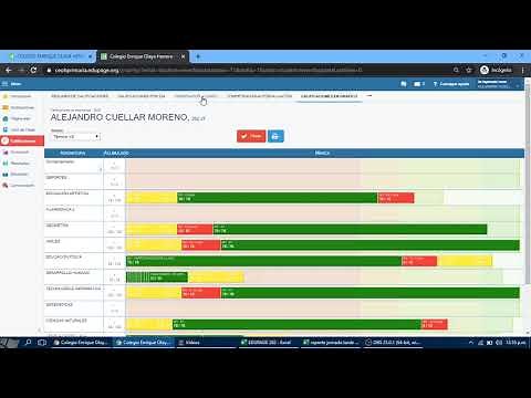 Edupage como descargar boletín de notas.