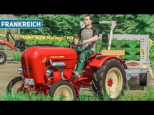 LS22 Frankreich #3: Tour mit dem OLDTIMER Porsche Diesel Junior 108 | LANDWIRTSCHAFTS SIMULATOR 22