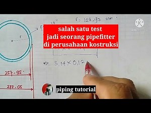 Cara menjawab salah satu test pada interview untuk jadi pipefitter disebuah perusahaan