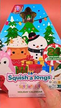 Squishmallows Squish-a-longs Holiday Calendar 😍 Cute Christmas Minifigures 🎧 ASMR Sounds Toy Review