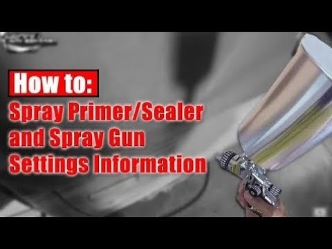 How To Set Your Spray Gun and Use Primer 👈