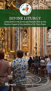 Clergy of the Armenian Catholic Church and others in procession, including Patriarch Raphaël Bedros XXI Minassian and our own CEO Fr. Haig Chahinian! They presided over Divine Liturgy in the Basilica of Santa Maria Maggiore as part of the Jubilee of the Eastern Churches. Video by Alexander Du | Salt Light Media #Jubilee2025 #ArmenianRite #SLMedia | Salt Light Media